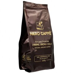 Кава натуральна смажена мелена NERO CAFFE ORO CREMA AROMA 200 г