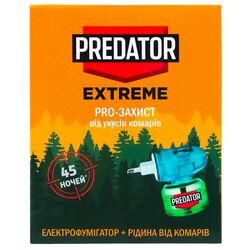 Комплект від комарів PREDATOR Extreme: електрофумігатор+рідина 30 мл