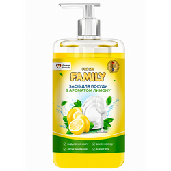 Засіб для миття посуду For my FAMILY Лимон 960 мл