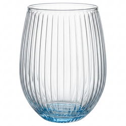Склянка висока ребриста Galleryglass кольоровий лак 465 мл