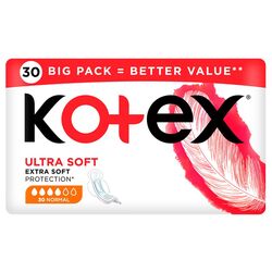 Прокладки гігієнічні Kotex Ultra Soft Quadro 30 шт/уп.