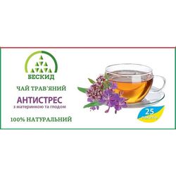 Чай трав'яний БЕСКИД Антистрес 1,2 г х 25 шт/пач.