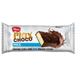Тістечко бісквітне глазуроване Mindy Max Choco зі смаком молока 36 г