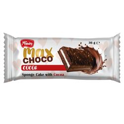 Тістечко бісквітне глазуроване Mindy Max Choco з какао 36 г
