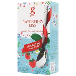 Чай чорний байховий g’tea! Raspberry kiss 2г х 20 шт/пач