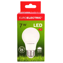 Лампа LED EUROELECTRIC А60 7Вт Е27 4000К 220В