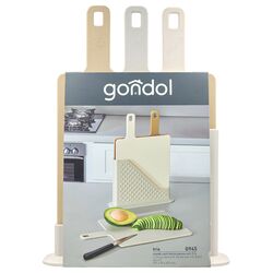 Набір дощок кухонних пластикових Gondol 3 шт
