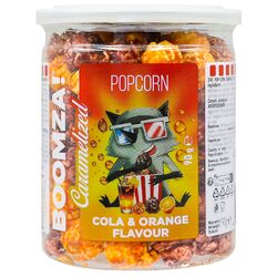 Попкорн карамелізований BOOMZA Cola&Orange, ПЕТ 90 г
