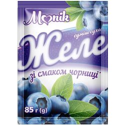 Желе Monik зі смаком чорниці 85 г