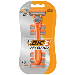 Набір бритва для гоління BIC Hybrid 3+5 змінних касет