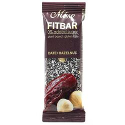 Батончик вітамінний без цукру MІSSO Fitbar Фінік+Фундук 30 г