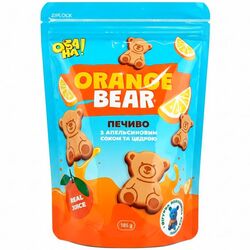 Печиво цукрове ОБА НА! Orange bear з апельсиновим соком, цедрою 185 г