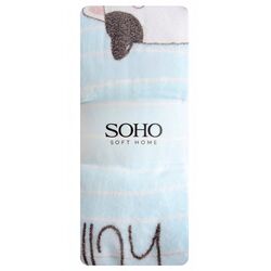 Рушник банний мікрофібра SOHO колір мікс 280г/м2 70х140 см