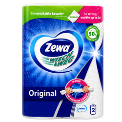 Набір рушників паперових Zewa Wisch&Weg Original 2 шари 2 шт/уп.