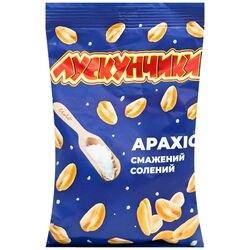 Арахіс смажений ЛУСКУНЧИКИ солоний 100 г