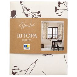 Штора для вікон текстильна Home Line 140х175 см