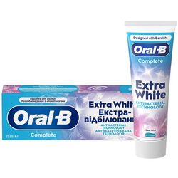 Паста зубна ORAL-B Complete Екстра відбілювання 75 мл