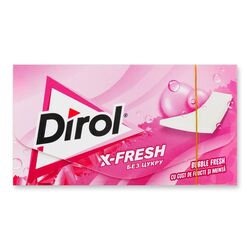Гумка жувальна Dirol X-Fresh Баблфреш фреш, м'ята, пластинки 13,5 г