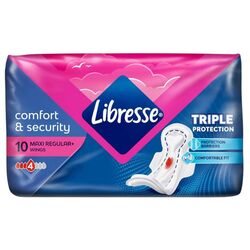 Прокладки гігієнічні Libresse Comfort Maxi Normal 10 шт/пач.