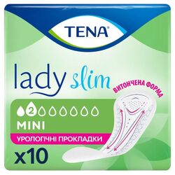Прокладки урологічні жіночі Tena Lady Slim Mini 10 шт/пач.
