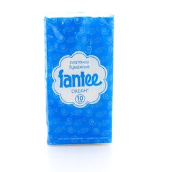 Хустки носові паперові Fantee Океан 10 штук