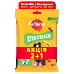 Набір ласощів для собак PEDIGREE Biscrok асорті+Rodeo яловичина+DentaStix