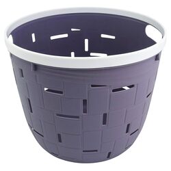 Кошик для зберігання пластиковий круглий з ручками 31х31х26,5 см