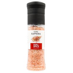 Сіль харчова SUNSPICE Гімалайська рожева млинок 380 г