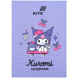 Щоденник шкільний тверда обкладинка KITE серія Кuromi арт.HK26-262-3