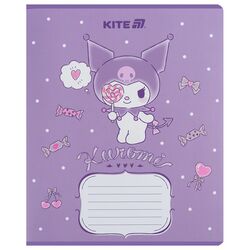 Зошит шкільний лінія KITE серія Kuromi 12 аркушів арт.HK25-234-2