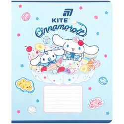 Зошит шкільний клітинка KITE серія Cinnamoroll 18 аркушів арт.CR26-236