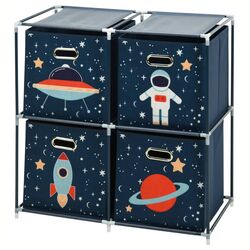 Стелаж для зберігання речей з органайзерами Storage Solutions 4 шт