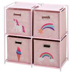 Стелаж для зберігання речей з органайзерами Storage Solutions 4 шт (C80653200)