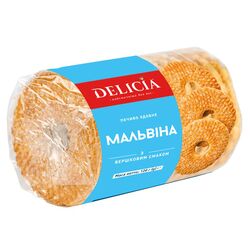 Печиво здобне DELICIA Мальвіна з вершковим смаком 120 г