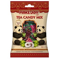 Цукерки Make Joy Tea candy mix з підсолоджувачами 50 г