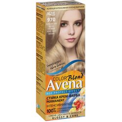 Крем-фарба для волосся стійка Avena Blond Color Попелястий світло-русявий 970