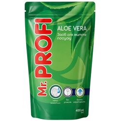 Засіб для миття посуду MR.PROFI ALOE VERA дой-пак 400 мл