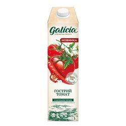 Сік відновлений Galicia Томатний гострий 1 л