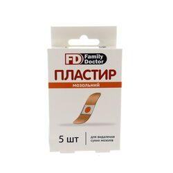Пластир гігієнічний мозольний Family Plast 2 х 6 см 5 шт/уп.