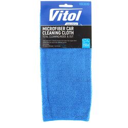 Серветка автомобільна мікрофібра VITOL VSC3030 синя 30 х 30 см