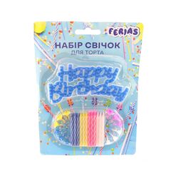 Набір свічок для торта Ferias з підставкою