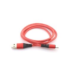 Кабель USB-TYPE С тканинний 1м 1,5А