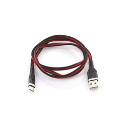 Кабель USB-TYPE С тканинний 1м 2А