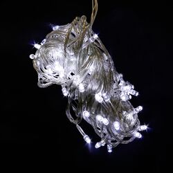Гірлянда LED силіконовая 100 ламп біла Mirko
