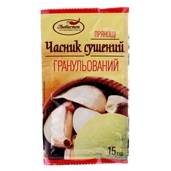 Приправа Часник сушений гранульований Любисток 15 г