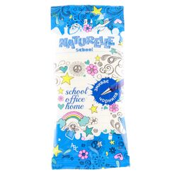Серветки вологі антибактеріальні NATURELLE School 10 штук