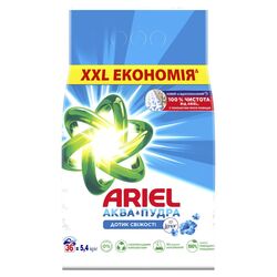 Порошок пральний автомат ARIEL Аква-Пудра Свіжість Lenor 5,4 кг