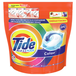 Капсули для прання автомат TIDE Колор дой-пак 45 штуки
