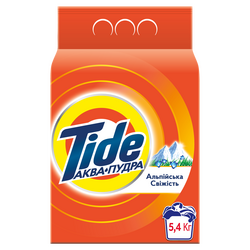 Порошок пральний автомат TIDE Аква-Пудра Альпійська свіжість 5,4 кг