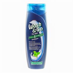 Шампунь для всіх типів волосся Wash&Go з ментолом 400 мл
